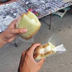 Unser Liebling: Eiscreme-Sandwich