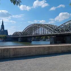 Blick von K-Deutz über den Rhein