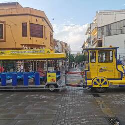 Spontan für eine Rundfahrt mit der Bimmelbahn entschieden