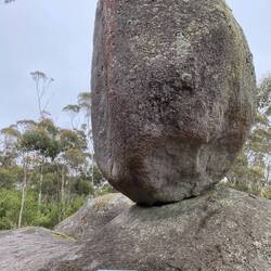 Balancing rock but for how long