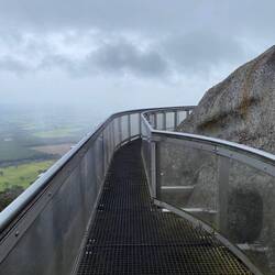 Amazing views just before rain started