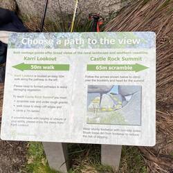 I had to go right and up