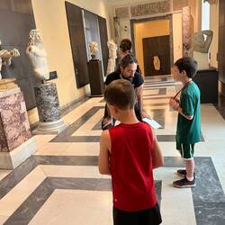 learning about Heracles (who most people know as Hercules)