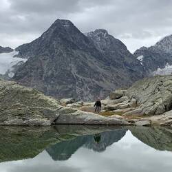 John and his reflection