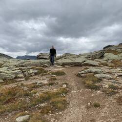 Peter exploring Fuorcia Surleg