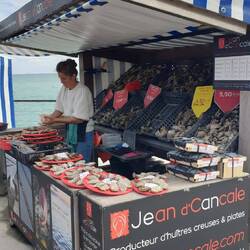 Austernmarkt in Cancale