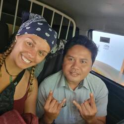 Meine Mitfahrgelegenheit nach Senggigi🙏