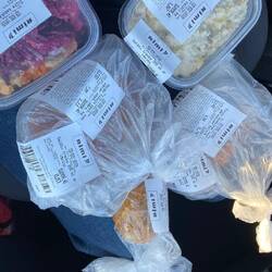 We bought all salads that we assumed Latvian 😀