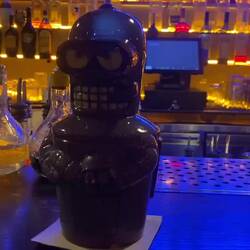 I HAD to get the Bender cocktail 😅