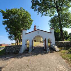 Gate in front of St. Anne's Church