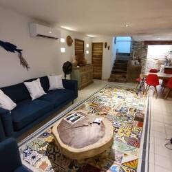 Eingangsbereich mit Wohnzimmer