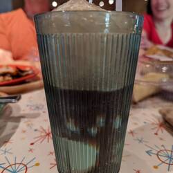 Root beer float