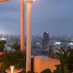 Aussicht von der Rooftopbar