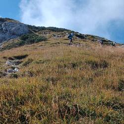Die letzten, steilen Meter zum Šija Gipfel