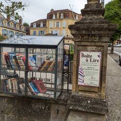 Little library, I love this town