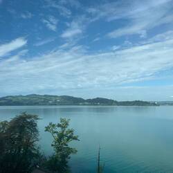 Amazing scenery from the window of the train