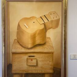 Botero guitar (han malede alt og alle tykke)