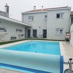 Pool in unserer Herberge