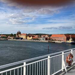 Um 15:15 verlasse ich mit der Fähre Kalundborg