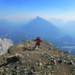 Banff and Mt Rundle in background