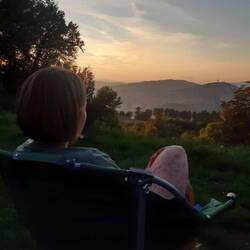 Bei Sonnenuntergang 😇