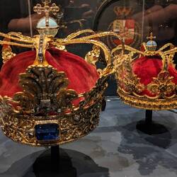 Royal crowns at Rosenborg Castle