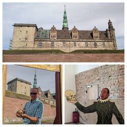 Hamming it up at Hamlet's Castle, Helsingborg
