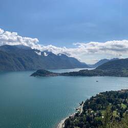 View from San Martino. Griante is in lower right corner.