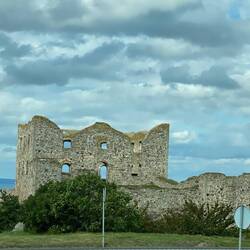 A castle ruin along the way