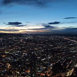 Bogotá bei Nacht