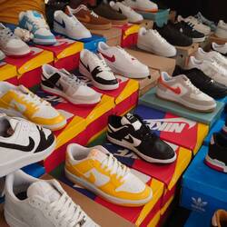 Shoes everywhere,