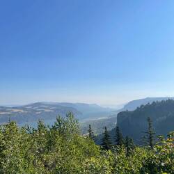 Blick über den Columbia River