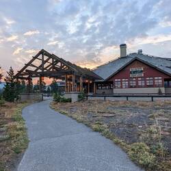 Snow Lodge at Old Faithful