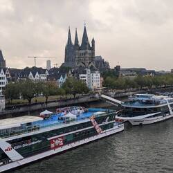 The Rhine. Note how low it is.