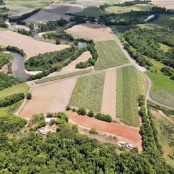 Jared's property, that's us camped in the right hand corner