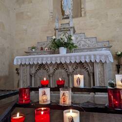 One more candle for the road- Sacred Heart of Jesus, I put my faith in you