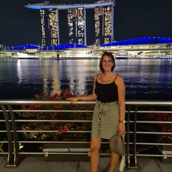 Marina Bay bei Nacht