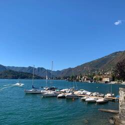 Boat dock near Tremezzo