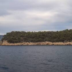 Ferry views onto Hvar island