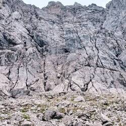 Klettereinstieg zum Mojstrovka