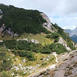 Blick auf den Vratca-Sattel