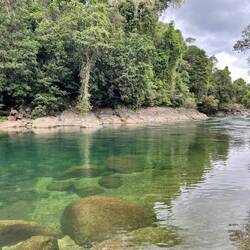 Beautiful river at Golden Hole Park