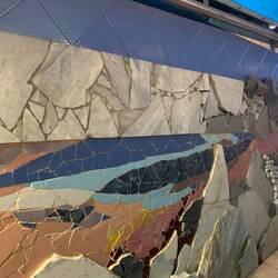 Tunnel to our new home on Cristopher Colombo - main street