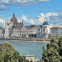 Blick auf das Parlementsgebäude