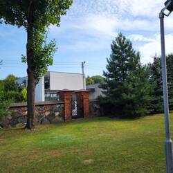 Right side gate of St. Peter and Paul's Church in Panevėžys