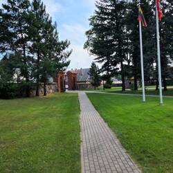 Left side gate of St. Peter and Paul's Church in Panevėžys