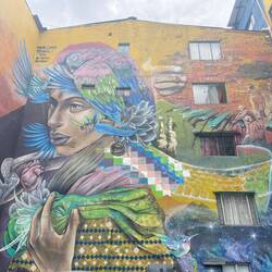 Graffit lavet af en venezuelansk kunstner