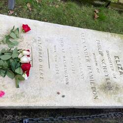 Obviously checked in with A.Ham. Happy to see Eliza had flowers