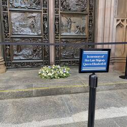 Tribute to our maj at Trinity Church