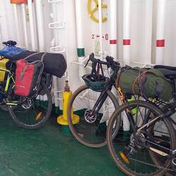 Bikes on the ferry